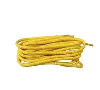 DSFIHJO 4 paia Lacci for scarpe rotondi classici Lacci for scarpe solidi in poliestere Stivale for scarpe Sneaker Lacci for scarpe 70/90/120/150 cm(Golden yellow,90cm)