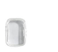 DSFIHJO Borsa Per Cavi Scatola portaoggetti multifunzionale for dati, trasparente, da viaggio, for esterni, rotonda per Accessori Tecnologici(White-A)