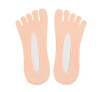 DSFIHJO Calzini a Compressione, Calzini con Dita, Calzini Invisibili, Calzini a Cinque Dita, Separatori for Dita for Donne e Uomini, for l'alluce valgo.(Pink)