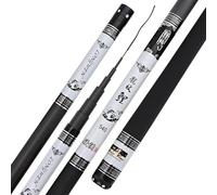 DSFIHJO Canna da Pesca Long Wen Extra High Carbon Fiber Telescopic Power Hand Pole Fishing Rod 3.6M/3.9M/4.5M/5.4M/6.30M/7.2M/8M/9M/10M Stream Canna da Pesca Spinning(4.5M)