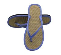 DSFIHJO Ciabatte Paglia Donna Ciabatte infradito estive da donna, comode e antiscivolo, sandali infradito in rattan, pantofole da casa(Light Purple,38)