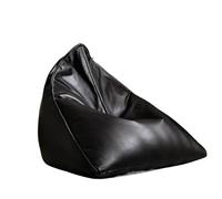 DSFIHJO Copridivano Per Borsa Di Fagioli Coprisedile in similpelle senza imbottitura interna Per il Soggiorno(Black)