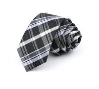 DSFIHJO Cravatte Uomo Cravatte casual da 6 cm for uomo, cravatta sottile, moda, in poliestere, a quadri, a strisce, for affari, camicia, accessori, regalo per Formale(Deep bule)