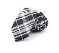 DSFIHJO Cravatte Uomo Cravatte casual da 6 cm for uomo, cravatta sottile, moda, in poliestere, a quadri, a strisce, for affari, camicia, accessori, regalo per Formale(Lake bule)