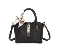 DSFIHJO Kit Fai da Te per Realizzare Borse in Pelle 1 Set Fai da Te Borsa a Mano Cucita con Cucito Handel Materiale for Cucire a Accessori in Pelle pu Uso Quotidiano(Black Material)