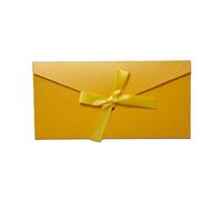 DSFIHJO Partecipazioni Matrimonio Buste di carta iridescenti vintage da 10 pezzi for lettere postali Set buste lettera Kraft for cartoline regalo invito a nozze Universale(Long-golden)