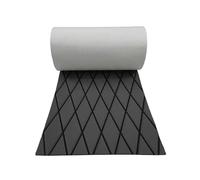 DSFIHJO Pavimentazione per Barche 350x1900x5mm Eva Foam Luxury Decking Sheet Anti-Skid Boat Deck Self-Adhesive Yacht Flooring Pad Anti-Fatigue Mat Diamond Shapes Adesivo(Dark Gray-Black)
