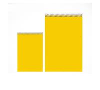 DSFIHJO Quaderno a spirale con copertina gialla, for schizzi e scrittura(2pcs A6)