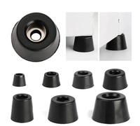 DSFIHJO Rialzi Per Mobili 10 pezzi piedini in gomma for mobili armadio cassa rotonda antiscivolo circolare paraurti for tavolo sedia tagliere artigianato elettronico(10pcs 26x21x13mm)