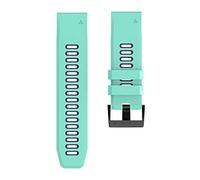 DSHDFJ 2. 6mm 22mm 20mm. Cinturino QuickFit compatibile con Garmin Epixe. Fenix 7. 7x 7s. Solar 6. 6x 6s. Pro. 5x 5s. Plus/Instinct 2 / Forerunner 945 Band Silicone(Teal blue,For Fenix 7 (47mm))