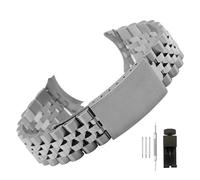 DSHDFJ Bracciale in acciaio inox, compatibile con Rolex Datejust, estremità curve, 13, 17, 18, 19, 20, 21, 22 mm, 13mm