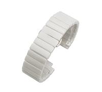 DSHDFJ Cinghia business ceramica Compatibile con Samsung Galaxy Watch 3 45mm 41mm Band Compatibile con GALAXY Watch 4 classico 46mm 44mm Bracciale da 42mm 20mm 22mm(One bead white,22mm)