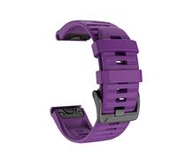 DSHDFJ Cinturino a banda compatibile con Garmin Fenix 6 6x Pro Quick Compatibile con cinturino da 22 mm 26mm Compatibile con Fenix 5 5x Plus a rilascio rapido in silicone in silicone(Purple,26mm f