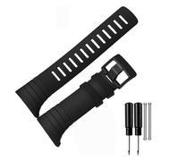 DSHDFJ Compatibile con Cinturino per orologio della serie SUUNTO CORE Cinturino in gomma nera Cinturino in silicone di alta qualità Accessori per orologio da uomo, One Size, Acetato, Nessuna pietra