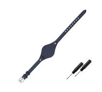 DSHDFJ Compatibile Con Fossil ES3077 ES2830 ES3262 ES3060 Cinturino Da Donna Alla Moda Cinturini For Orologi In Vera Pelle Bracciale Piccolo Da Donna(Dark blue silver)