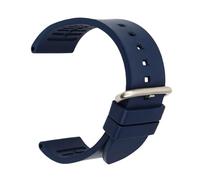 DSHDFJ Fluororubber - Cinturino in gomma per orologio sportivo, alla moda, 20 mm, 22 mm, 24 mm, 22mm