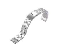 DSHDFJ Guarda gli accessori compatibili con il campione YCS YAS YGS Irony Cinturino in argento in acciaio inossidabile in acciaio inossidabile for uomo / donna braccialetto in metallo(26mm--23mm)