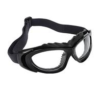 dsheng Occhiali da Calcio, Occhiali Protettivi Sportivi AntiGraffio Ergonomici HD Comodi per Escursioni in Bicicletta all'aperto (Nero)