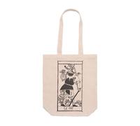 DSHIRT14 Borsa Tote Bag con Soffietto - Tarot De Marseille Le Mat, il matto Borsa Resistente Manici Lunghi Shopper Esoterica e Simbolica tarocchi marsigliesi