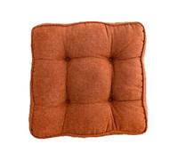 DSHUB Cuscini Spessi per sedie da Pranzo, Cuscino rialzato per Poltrona 40x40 cm, Cuscino Morbido al Tatto per Anziani e Gravidanza, Utilizzabile Anche Come Cuscino da Pavimento, Arancione, 6 pezz