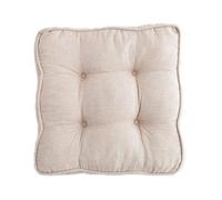 DSHUB Cuscino Imbottito con Lacci, Cuscino per Sedia Grande e Rigido 45 x 45 cm, Cuscino per Sedia bifacciale per sedie da Giardino, Cuscini di Rialzo Perfetti per casa, Cucina, Giardino e Ufficio