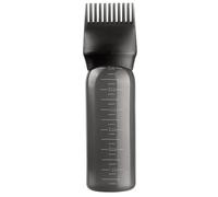 dshyuauoci Applicatore Olio Capelli, 160ML Distributore Olio Capelli con Bilancia Tintura dei Capelli a Casa per Medicina Cura e Tintura dei Capelli Negozi di Barbiere Nera