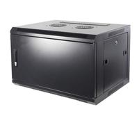 DSIT 6U 450x600x368 (DxLxH) - Nero - Carico massimo 60 kg - Chiudibile con chiave