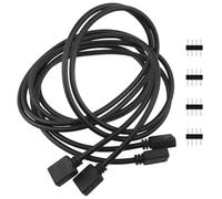 Dsjnf Connettore LED a 4 pin Cavo di prolunga RGB Cavo di prolunga a 4 pin Connettore striscia LED Cavo di prolunga utilizzato per la conversione di strisce RGB LED Strip 2 pezzi
