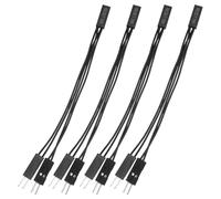 Dsjnf per PC Scheda Madre Interruttore LED Reset HDD Alimentazione Y Splitter Interruttore 2-Pin Singolo Femmina a Doppio Maschio Jumper Splitter 1Set