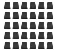 Dsjnf Piedini per lavello per fondo del lavandino, piedini in plastica per griglie di lavello, gambe di ricambio in plastica per lavello, griglia di ricambio nera, 30 pezzi (nero)