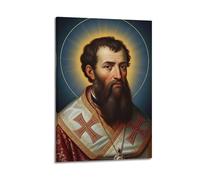 DSJXJZ Poster decorativo da parete su tela con ritratto religioso di santo cristianesimo e decorazione moderna per la camera da letto, 20 x 30 cm