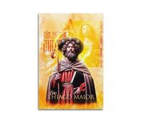 DSJXJZ Quadro decorativo da parete su tela con immagine di santo religioso cristianesimo e decorazione moderna per la camera da letto, 20 x 30 cm