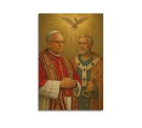 DSJXJZ Quadro decorativo da parete su tela con motivo cristianesimo con colomba sacra, stile dipinto a olio, decorazione moderna per camera da letto, 50 x 75 cm