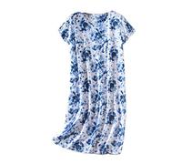 DSKK Camicia da Notte Donna Maniche Corte Cotone estive Camicie da Notte da Donna Cotone Taglie Forti (13#, XL)