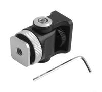 DSLR Accessori Girevole a 360° per Videografia (Style A) | Realizzato in lega di alluminio, materiale durevole, anodizzato nero, resistente alle intemperie, facile da trasportare