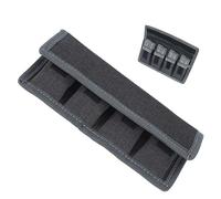 DSLR Camera Battery Holder Pouch Case Bag per AA, LP-E6 LP-E8 LP-E12 LP-E10 NP-FW50 EN-EL14 EN-EL15 NP-FW100 NP-W235 Batteria, 4 Tasche