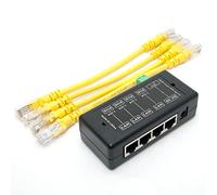 DSLRKIT 4 porte Gigabit passive PoE Injector Midspan Ethernet Adattatore Without Power Adapter