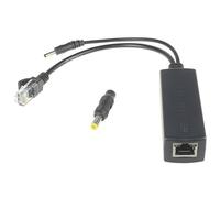 DSLRKIT Active PoE Splitter Power Over Ethernet 48V to 5V 2.4A Compliant IEEE802.3af