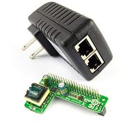 DSLRKIT Gigabit Poe Kit (12.5watt Poe Hat + Gigabit Poe Injector) Power Over Ethernet for Raspberry Pi 4 4B 3B+ 3B Plus