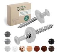 DSM | Viti idrauliche grigio pietra 4,5 x 60 mm | acciaio inox A2 - laccato RAL 7030 | con guarnizione EPDM (15 mm) | azionamento TX | simile a DIN 7995/DIN 9171 | vite per lamiera trapezoidale | 25