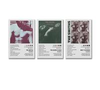 Dsneywe Poster vintage su tela, motivo: album The Smiths, stampa artistica da parete per stanza, poster decorativi estetici, 20 x 30 cm, 3 pezzi, stile 3
