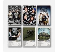 Dsneywe Un set di 6 poster Pierce The Music Veil Rock Band album, vintage, poster artistici da parete su tela, poster decorativi per stanza, poster decorativi 30 x 45 cm, stile 1