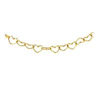 Dsnyu Collana lunga da donna, collana con catena gioielli in vero oro 9/14/18 carati alla moda per la mamma della sposa, 18 pollici, oro giallo 14 ct, nessuna pietra preziosa