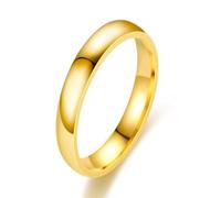 Dsnyu Fedi nuziali in titanio, lucidato, liscio, da uomo | Anello da proposta, gioiello versatile e casual