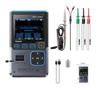 DSO-TC4 Oscilloscopio, 3 in 1 Oscilloscopio Portatile/Tester Transistor/Generatore di segnale, Larghezza di banda 10 MHz, Frequenza di campionamento 48 MSPS