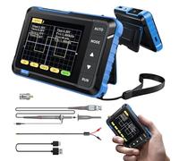 DSO152 Oscilloscopio Digitale Portatile, 200 kHz banda, 2,5 MSa/s, Kit Oscilloscopio Mini per Riparazione di Elettrodomestici, Elettronica Automobilistica, Aggiornamento Firmware (Blu, Pro)