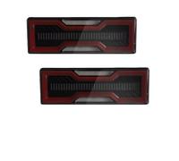 Dsonbc 2 LED Per Land Per Cruiser Per Serie 70 FJ75 LC79 Luci Di Direzione Dinamiche Posteriori Per Retromarcia E Freno Gruppo Fanale Posteriore(Black Lens)