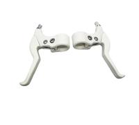 DSOPV 1 paio di leve del freno per bicicletta, tutte bianche, a due dita, per mountain bike, bici da strada, bici pieghevoli