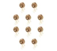 DSOUWEH 10 Set di Fermaglio per capelli facile da sintetizzare per creare chignon disordinato con artigli ricci Fermaglio per capelli in fibra forte e stabile nello chignon come mostrato 2