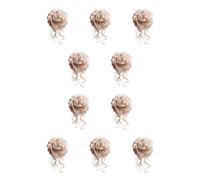 DSOUWEH 10 Set di Fermaglio per capelli sintetico facile per creare chignon disordinato con artigli ricci Fermaglio per capelli in fibra forte e stabile nello chignon come mostrato 3